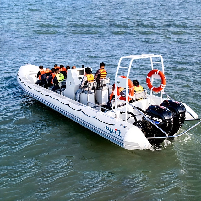  Liya Patrol Boat Coque en aluminium Rib Boat 9-10 mètres 